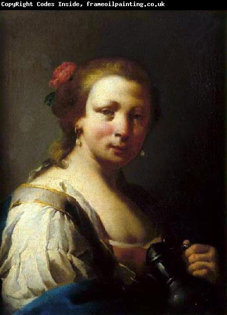 Giovanni Battista Pittoni Mulher com um jarro